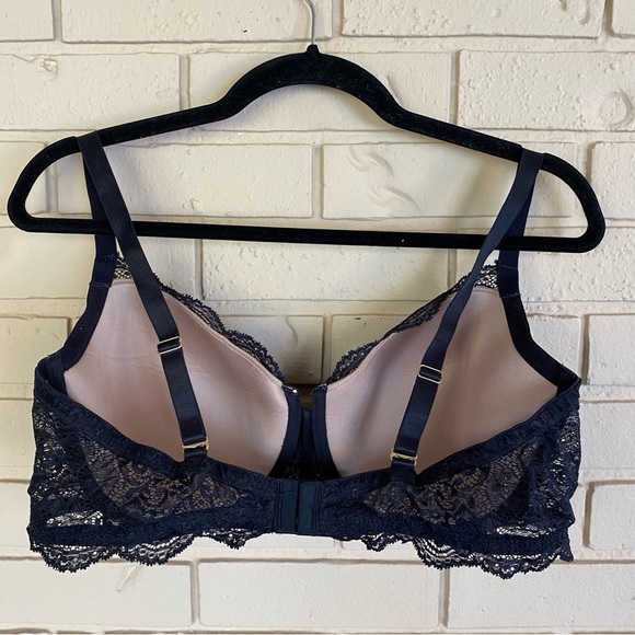 Thirdlove 24/7 Black Lace Balconette Underwire Bra Sz 40 D Comfort Sexy Molded - Picture 3 of 5